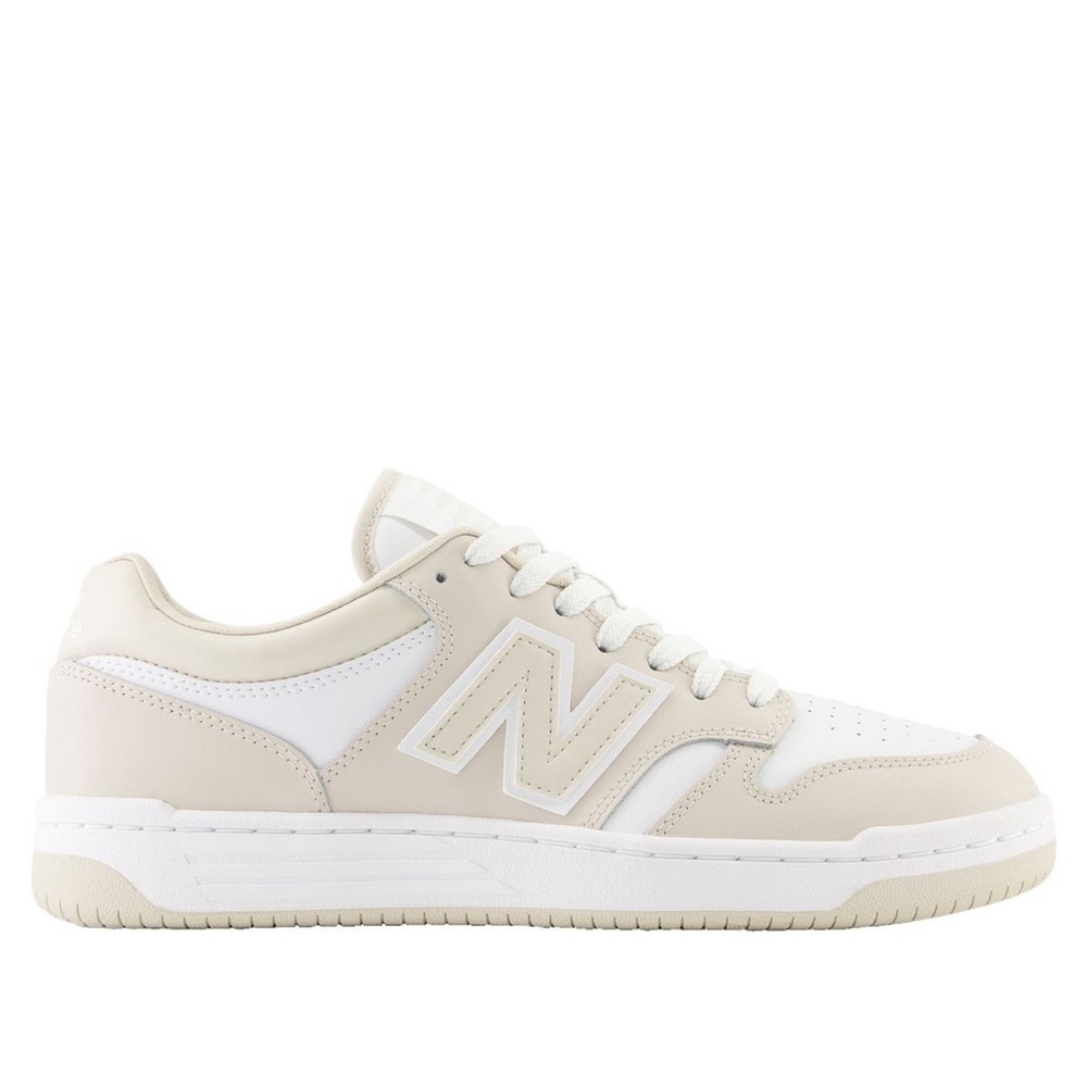 New Balance Beige and White Athletic Shoes
